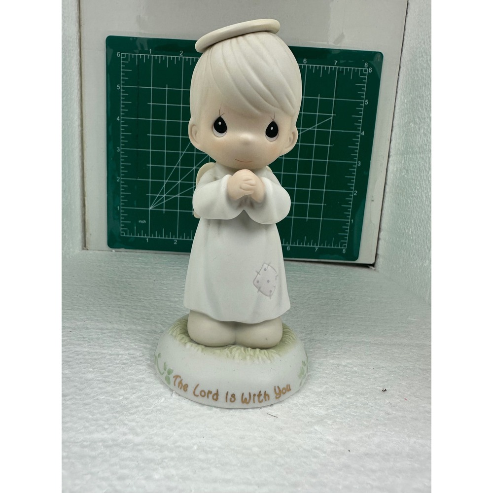 Precious Moments Figurine The Lord Is With You 1995 Enesco Angel Religious